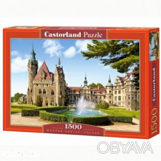Пазлы. Замок в Польше, Moszna Castle, Poland. Размер картинки: 68*47 см. 1500 па. . фото 1