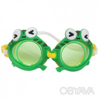 Очки для плавания "Зверушки". Изготовлены из качественного и безопасного пластик. . фото 1