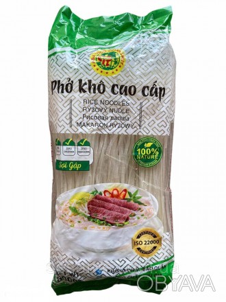 Рисова локшина широка Rice noodles Pho Kho Cuo Cap 500г (В'єтнам)
Смачна локшина. . фото 1