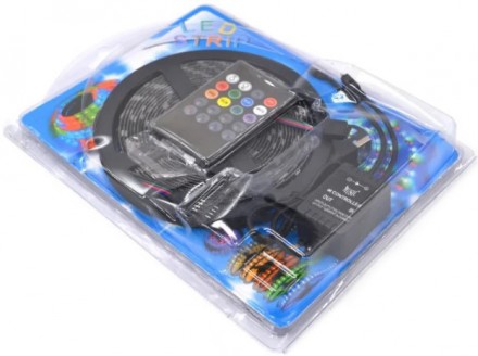 Светодиодная лента с пультом и контроллером MHZ SMD 5050 RGB 7373. Киев. фото 1 Светодиодная лента с пультом и контроллером MHZ SMD 5050 RGB 7373. Киев. фото 1