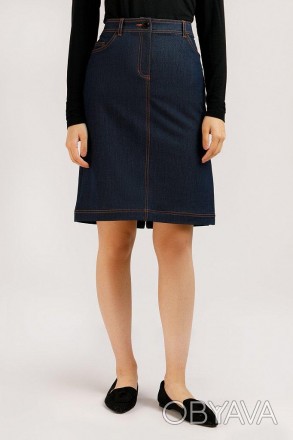 Джинсовая юбка миди от финского бренда Finn Flare, отлично дополнит Ваш гардероб. . фото 1