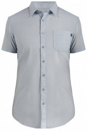 Мужская рубашка от известного бренда Finn Flare. Модель с коротким рукавом и кар. . фото 7