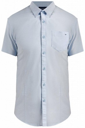 Мужская рубашка от известного бренда Finn Flare. Модель с коротким рукавом и кар. . фото 8