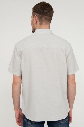 Мужская рубашка от известного бренда Finn Flare. Модель с коротким рукавом и кар. . фото 5