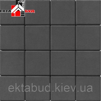 Тротуарная плитка БРУСЧАТКА 200х200 80мм Графит. Київ. фото 1 Тротуарная плитка БРУСЧАТКА 200х200 80мм Графит. Київ. фото 1