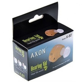 Слуховой аппарат внутриушной Axon K-80. Киев. фото 1 Слуховой аппарат внутриушной Axon K-80. Киев. фото 1