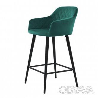 Обзор полубарного стула Antiba, цвет зелёный азур Стул Antiba – полубарное кресл. . фото 1
