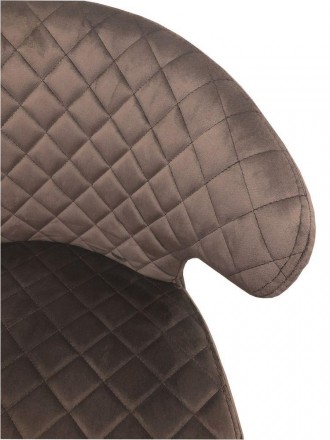 Обзор полубарного стула Keen, велюр цвет шоколад
Необычная форма спинки с "ушкам. . фото 5