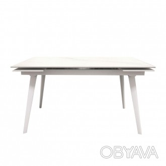 Обзор керамического стола Hugo Carrara White Стол Hugo - обеденный стол среднего. . фото 1