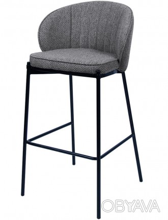 Обзор полубарного стула Laguna, цвет серый 
графит
Полубарный стул Laguna - комп. . фото 1