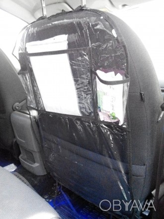 Защитный чехол для спинки переднего сидения в автомобиле защищает оббивку сидени. . фото 1
