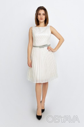 
Стильное платье See Line белого цвета, производство Турция. Ткань мягкая, не тя. . фото 1