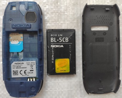 Nokia 1616-2 б/ушный кнопочный телефон в хорошем косметическом и отличном рабоче. . фото 4