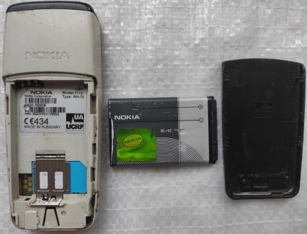 Nokia 1110 б/ушный кнопочный телефон в хорошем рабочем состоянии. Смотрите фото,. . фото 4