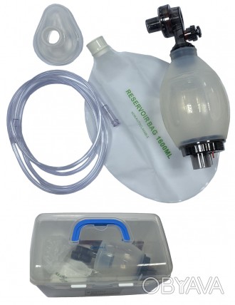 призначення:Ручний апарат для штучної вентиляції легенів, застосовуваної до паці. . фото 1