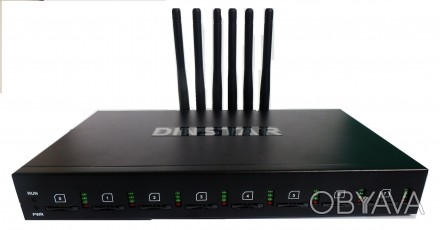 Dinstar UC2000-VE-6G-B - SIP GSM шлюз на 6 сим-карт, выделяется отличным качеств. . фото 1