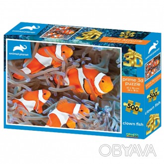 Пазлы 3D 10384 рыбки, 61-46см, 500дет, в кор-ке, 30,5-20,5-5см. . фото 1