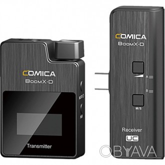 Радіосистема Comica BoomX-D UC1 (TX+UC RX) для смартфона (BoomX-D UC1)
Бездротов. . фото 1