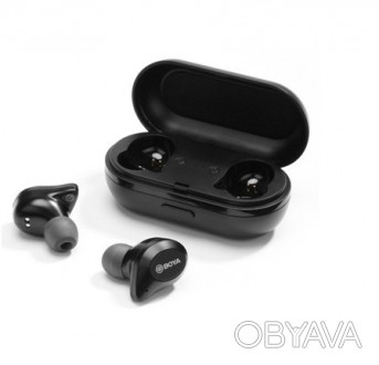 Навушники Boya BY-AP1-B (BY-AP1-B) (196775) 
BOYA BY-AP1 з двома навушниками ваг. . фото 1