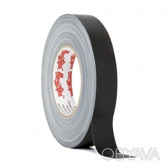 Матова клейка стрічка Le Mark MAGTAPE™ MATT Tape Cloth LM 500 25mm X 50m BLACK (. . фото 1