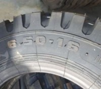 Шина 6.50-16 (альтернативный размер 180-406) используется на направляющих колеса. . фото 3