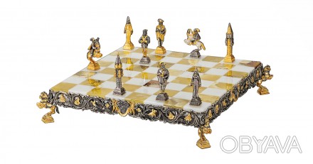 Уникальный набор для шахмат, изготовленный из бронзы по технологии выплавляемого. . фото 1