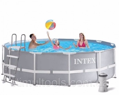Круглый каркасный бассейн Intex 26718, 366х122 см (насос, лестница). Одесса. фото 1 Круглый каркасный бассейн Intex 26718, 366х122 см (насос, лестница). Одесса. фото 1