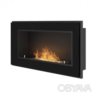 Биокамин SIMPLE FIRE FRAME 900 черный со стеклом Биокамины SIMPLEfire FRAME 900 . . фото 1