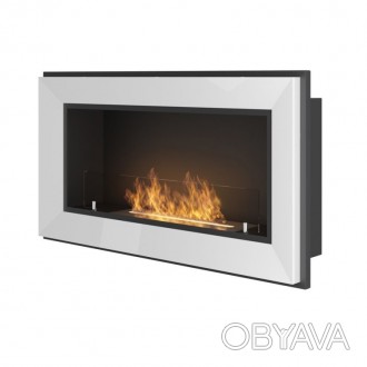 Биокамин SIMPLE FIRE FRAME 900 белый со стеклом Биокамины SIMPLEfire FRAME 900 в. . фото 1