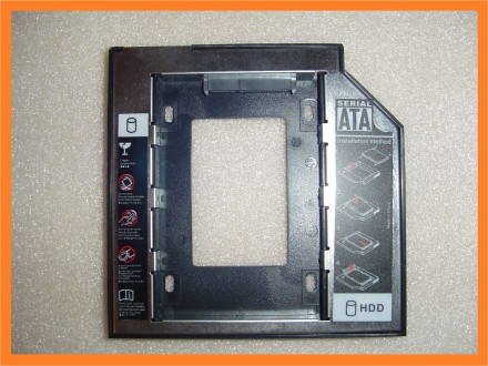 Карман caddy dvd привод для второго sata hdd ssd 9,5 мм. Харьков. фото 1 Карман caddy dvd привод для второго sata hdd ssd 9,5 мм. Харьков. фото 1