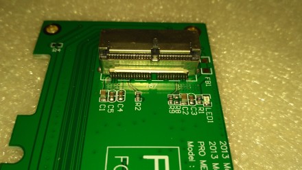 Адаптер переходник из PCI-E x4 в ssd от MacBook (количество контактов на SSD 12+. . фото 5