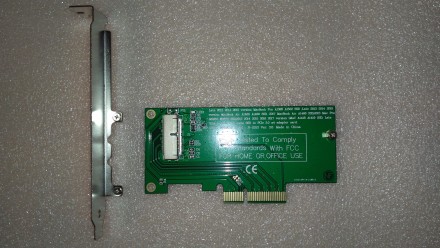 Адаптер переходник из PCI-E x4 в ssd от MacBook (количество контактов на SSD 12+. . фото 2