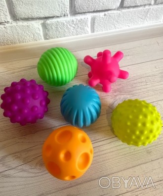 Текстурные мячики станут первой игрушкой Вашего малыша! Они созданы специально д. . фото 1