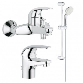 Набор смесителей Grohe Euroeco 123226S. . фото 2