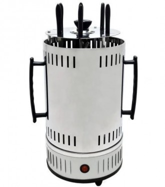 Электрошашлычница вертикальная Domotec BBQ MS-7782, нержавеющая сталь. Киев. фото 1 Электрошашлычница вертикальная Domotec BBQ MS-7782, нержавеющая сталь. Киев. фото 1