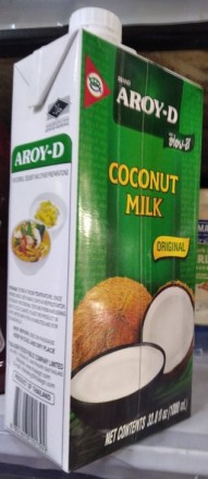 Кокосове молоко 70% Aroy-D кондитерам для крема выпечки натуральний  
Кокосове . . фото 9
