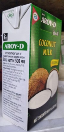Кокосове молоко 70% Aroy-D кондитерам для крема выпечки натуральний  
Кокосове . . фото 10