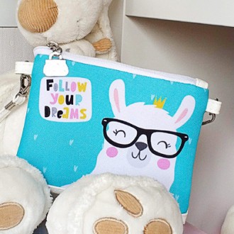 Сумка для девочки Little fairy Follow your dreams лама в очках (SF_20M004_WH). Черновцы. фото 1 Сумка для девочки Little fairy Follow your dreams лама в очках (SF_20M004_WH). Черновцы. фото 1