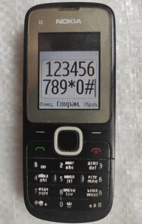 Nokia c2-00 Black б/ушный кнопочный телефон черного цвета на две сим карты в хор. . фото 8