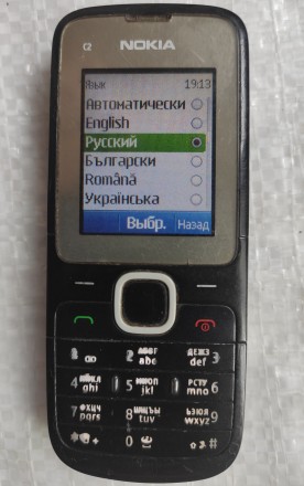 Nokia c2-00 Black б/ушный кнопочный телефон черного цвета на две сим карты в хор. . фото 10