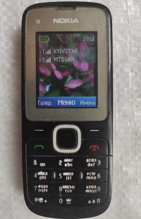 Nokia c2-00 Black б/ушный кнопочный телефон черного цвета на две сим карты в хор. . фото 7