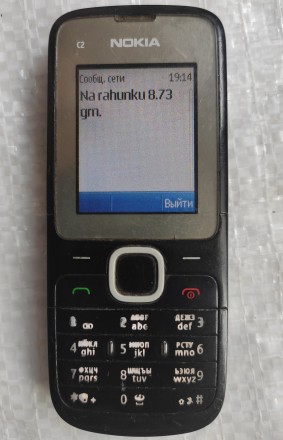 Nokia c2-00 Black б/ушный кнопочный телефон черного цвета на две сим карты в хор. . фото 12