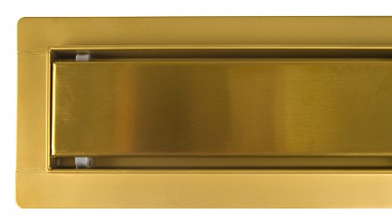  Прямоугольный трап (душевой канал) в золотом цвете, размером 900*70 мм, в налич. . фото 10