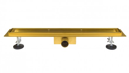  Прямоугольный трап (душевой канал) в золотом цвете, размером 900*70 мм, в налич. . фото 5