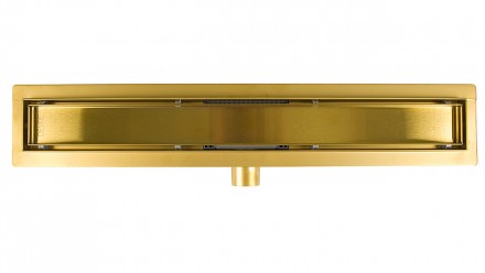  Прямоугольный трап (душевой канал) в золотом цвете, размером 900*70 мм, в налич. . фото 9