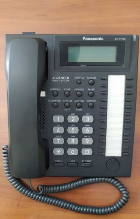 Аналоговый системный телефон Panasonic KX-T7735UA-B б/у (в хорошем состоянии).
. . фото 2