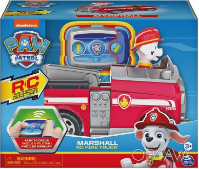 Щенячий патруль Маршал Paw Patrol на пульте управления Пожарная машина Marshall 