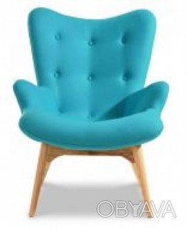 Крісло, м'які спинка і сидіння, висока спинка, матеріал вовняна тканина, зручна . . фото 1