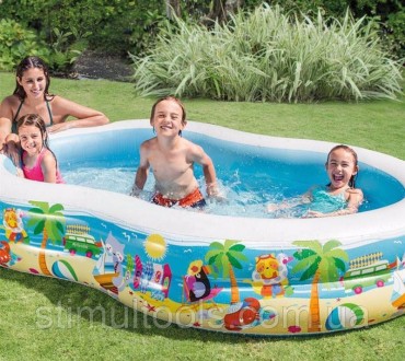 Детский надувной бассейн Intex 56490, 262*160*46 см. Одесса. фото 1 Детский надувной бассейн Intex 56490, 262*160*46 см. Одесса. фото 1