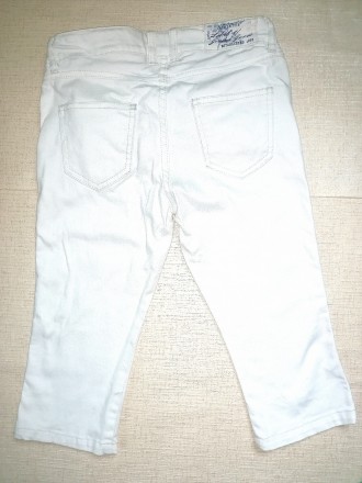 Бриджи штаны котон детские белые H&M
Длинна 60,  обхват талии 60-65 см, 
о. . фото 3
